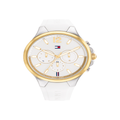 นาฬิกาข้อมือผู้หญิง รุ่น TH1782598 สายซิลิโคน สีขาว/ทอง