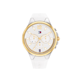 นาฬิกาข้อมือผู้หญิง รุ่น TH1782598 สายซิลิโคน สีขาว/ทอง