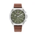 นาฬิกาข้อมือผู้ชาย รุ่น TH1710522 สายหนัง สีน้ำตาล/เขียว