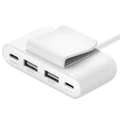 Boost Charge ฮับ USB Power Extender (4 พอร์ต, 30 วัตต์, สีขาว) รุ่น BUZ001BT2MWHB7