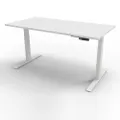 Ergotrend โต๊ะเพื่อสุขภาพเออร์โกเทรน Sit 2 Stand GEN3 (Premium dual motor) 150x75 ขาสีขาว topสีขาว