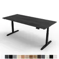 Ergotrend โต๊ะเพื่อสุขภาพเออร์โกเทรน Sit 2 Stand GEN5 150x75 ขาสีดำ topสีทไวไลค์ฮิม