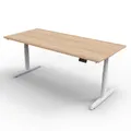 Ergotrend โต๊ะเพื่อสุขภาพเออร์โกเทรน Sit 2 Stand GEN5 180x75 ขาสีขาว topสีชิโมแอช