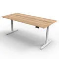 Ergotrend โต๊ะเพื่อสุขภาพเออร์โกเทรน Sit 2 Stand GEN5 180x75 ขาสีขาว topสีโซโนม่า