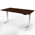 Ergotrend โต๊ะเพื่อสุขภาพเออร์โกเทรน Sit 2 Stand GEN3 (Premium dual motor) 150x75 ขาสีขาว topสีคลาสสิค ทีค