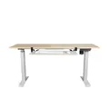 โต๊ะ120*60cm. + ที่วางคีย์บอร์ด L - Oak/White