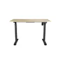 โต๊ะปรับระดับอัตโนมัติด้วยระบบไฟฟ้า Size 120*60cm. สี Oak/Black