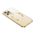 Glossy Series เคสใสพร้อม MagSafe สำหรับ iPhone 14 Pro (สีทอง)