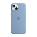 เคสซิลิโคนสำหรับ iPhone 15 พร้อม MagSafe (สีฟ้าวินเทอร์)