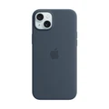 เคสซิลิโคนสำหรับ iPhone 15 Plus พร้อม MagSafe (สีน้ำเงินสตอร์มบลู)