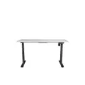 โต๊ะปรับระดับอัตโนมัติด้วยระบบไฟฟ้า Size 160*80cm. - White/Black