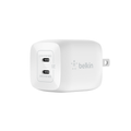 BoostCharge Pro Wall Charger Dual USB-C GaN (45W,White) WCH011DQWH