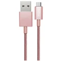 สายชาร์จ USB Type C to USB (1 เมตร,สี Rose Gold) รุ่น APUC004