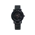 นาฬิกาข้อมือ Mishali รุ่น MI18015A D สีดำ หน้าปัดประดับคริสตัล สายสแตนเลสสตีล