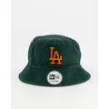 New Era LA Dodgers Bucket Hat Dark Green