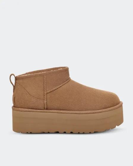 Ugg Womens Classic Ultra Mini Platform Chestnut