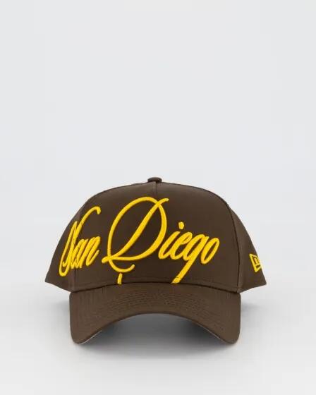 New Era 9FORTY A-FRAME San Diego Padres Cap Dark Brown
