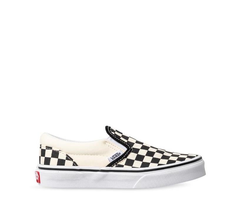 Vans Kids Checkerboard Slip-On (Checkerboard) Black