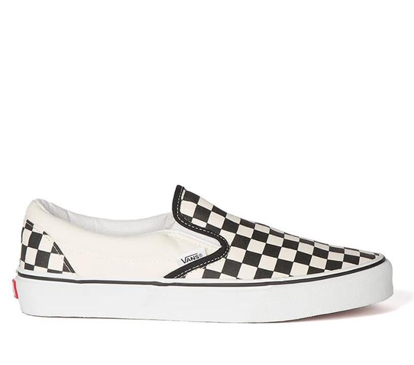 Vans Classic Slip-Ons Checkerboard Black And White Checker