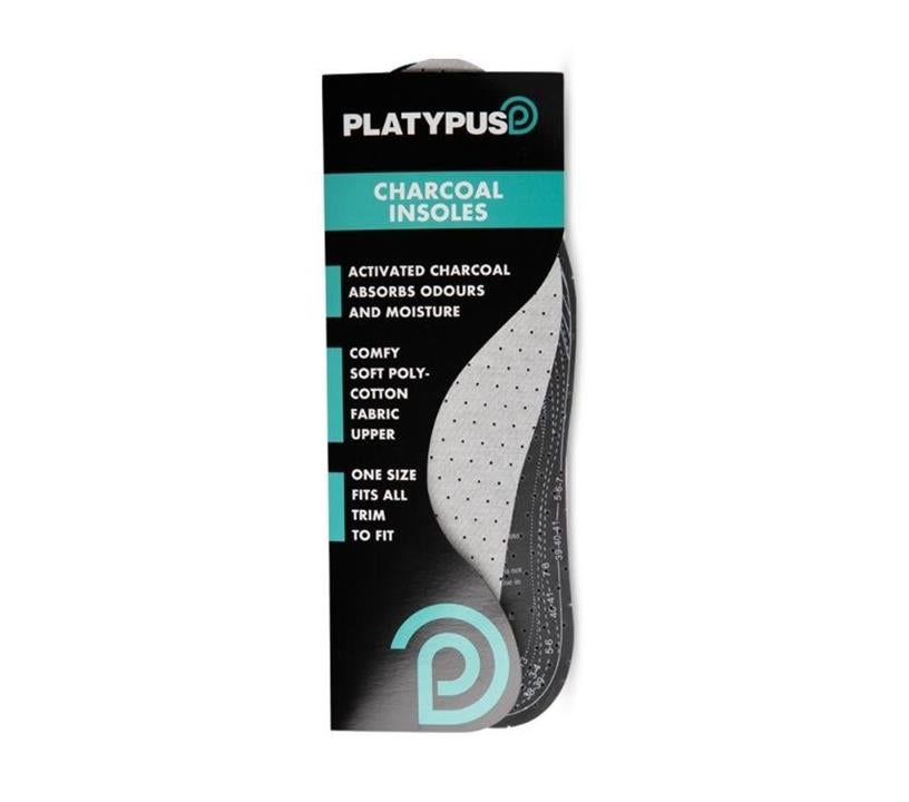 Platypus Shoe Care Platypus Charcoal Footbed Black
