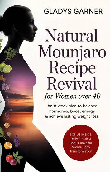 Natural Mounjaro Recipe Revival for Women Over 40:An 8-Week Plan to Balance Hormones, Boost Energy & Achieve Lasting Weight Loss Includes Daily Rituals & Bonus Tools for Midlife Body Transformation