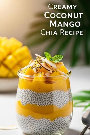 Creamy Coconut Mango Chia Recipe