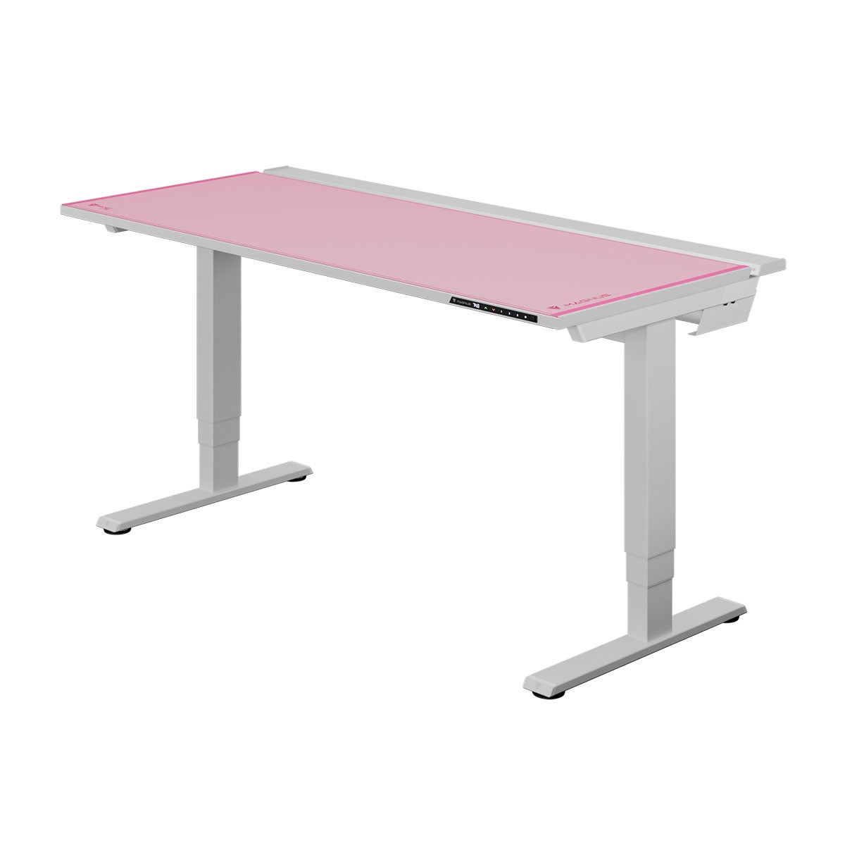 Secretlab MAGNUS Pro Sit-to-Stand Metal Desk - Pastel Pink - 1.7m (67") XL - Integrated Power Column & Cable Management