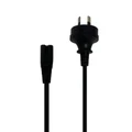2 Pin Power Cable 0.4m Black