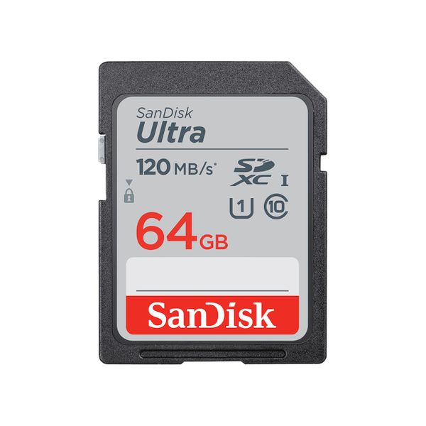 SanDisk Ultra SDXC Class 10 UHS-I U1 120MB/s 64GB