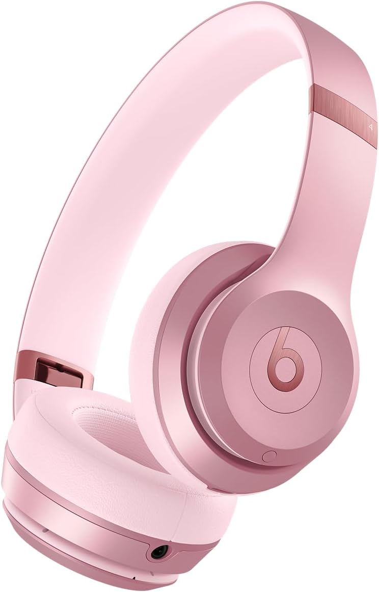 Beats Solo 4 Wireless Headphones-Metallic Pink