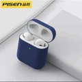 PISEN Airpods Liquid Silicone Protective Case-Navy