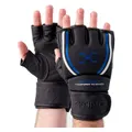 MMA Training Gel Hybrid Gloves, Black / L