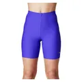 Girl's Bare Fit Bike Shorts, Blue / 10