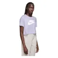 Women's Sportswear Essential Cropped Logo T-Shirt, Purple / L