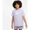 Girl's Sportswear T-Shirt, Purple / XS