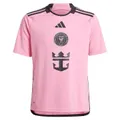 Kid's Inter Miami CF Messi 2024/25 Home Soccer Jersey, Pink / 11