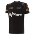 Men's NRL Penrith Panthers 2024 Black Training T-Shirt, Black / L