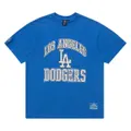 Men's LA Dodgers Cracked Puff Arch Tee, Blue / L
