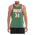 NBA Milwaukee Bucks Giannis Antetokounmpo 2013-14 Road Swingman Jersey, Green / XL