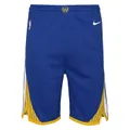 Junior's NBA Golden State Warriors Icon Swingman Shorts, Blue / L