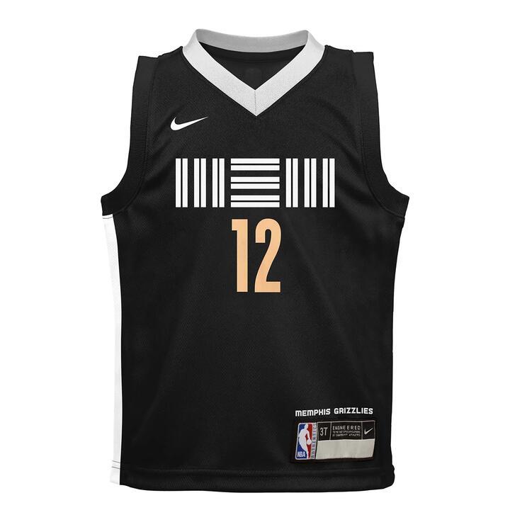 Junior's NBA Memphis Grizzlies Ja Morant 2023/24 City Edition Swingman Jersey, Black / XL