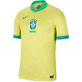 Brazil 2024 Stadium Home Dri-FIT Soccer Replica Jersey, Yellow / L