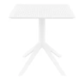 Siesta Sky Table by Siesta 70 x 70 - White - Made in Europe