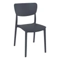 European Made - Dark Grey Monna Chair by Siesta - Outdoor Dining Chair