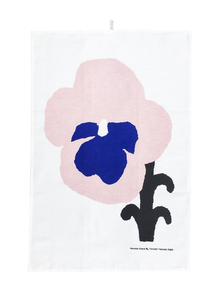 Kauniste Orvokki Blue Kitchen Towel