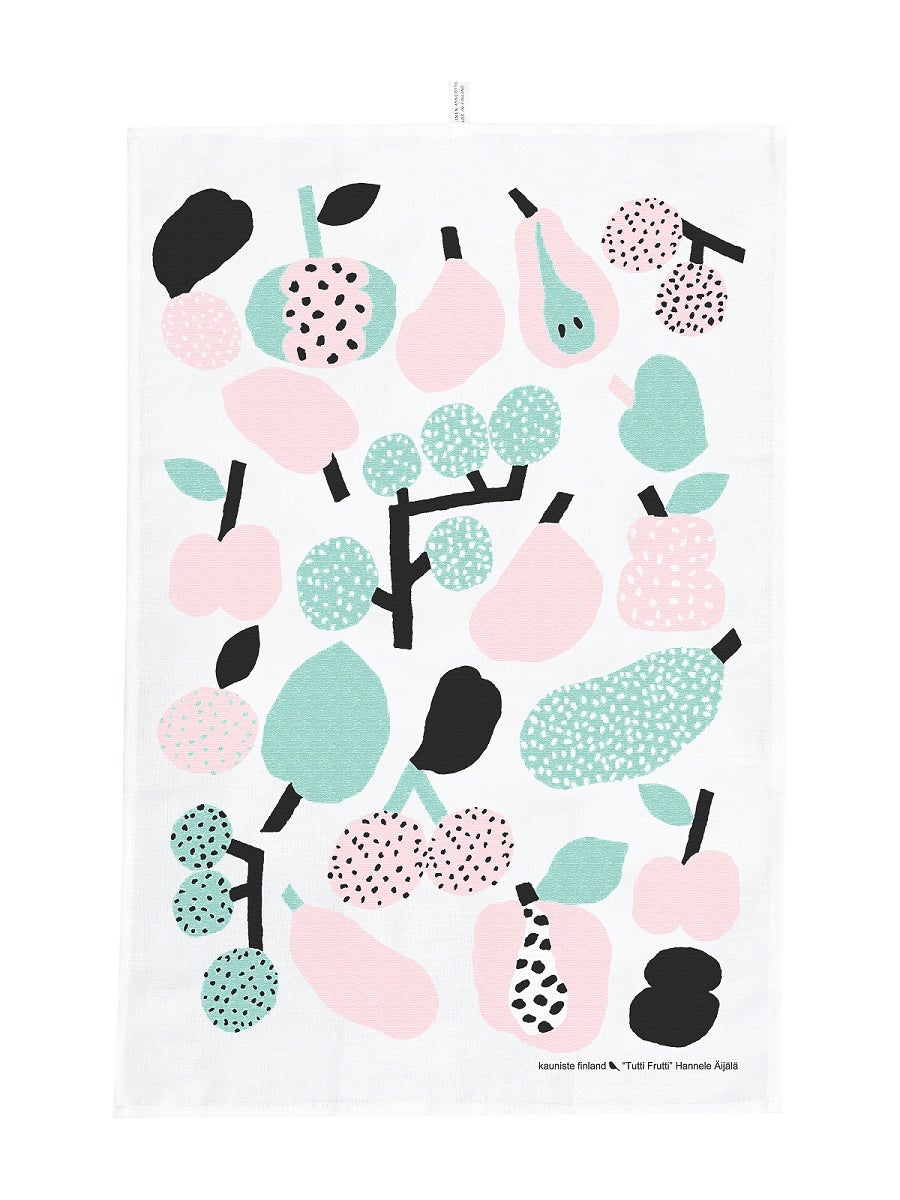 Kauniste Tutti Fruitti Light Green Kitchen Towel