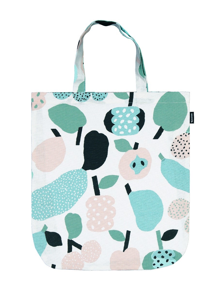 Kauniste Tutti Fruitti Light Green Fabric Bag