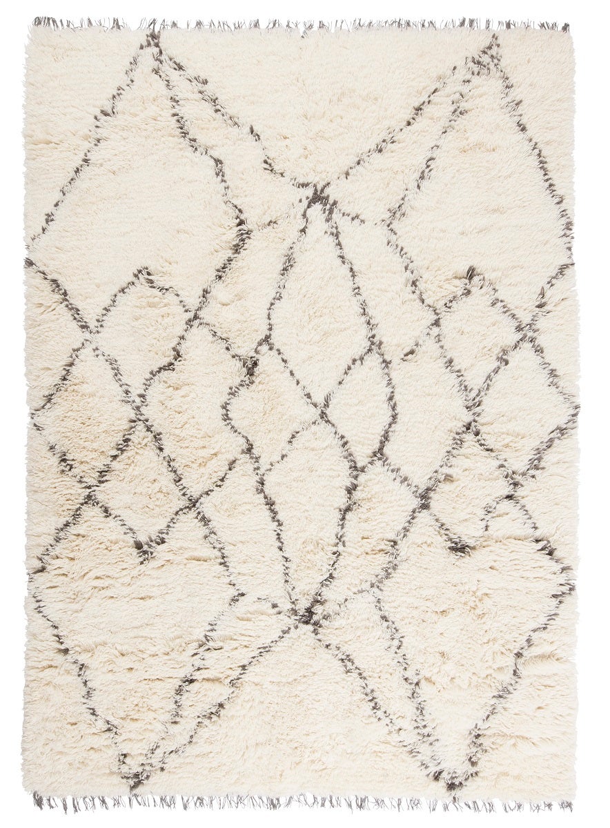 Linie Designs Grey Ruffle Rug 170 x 240 cm