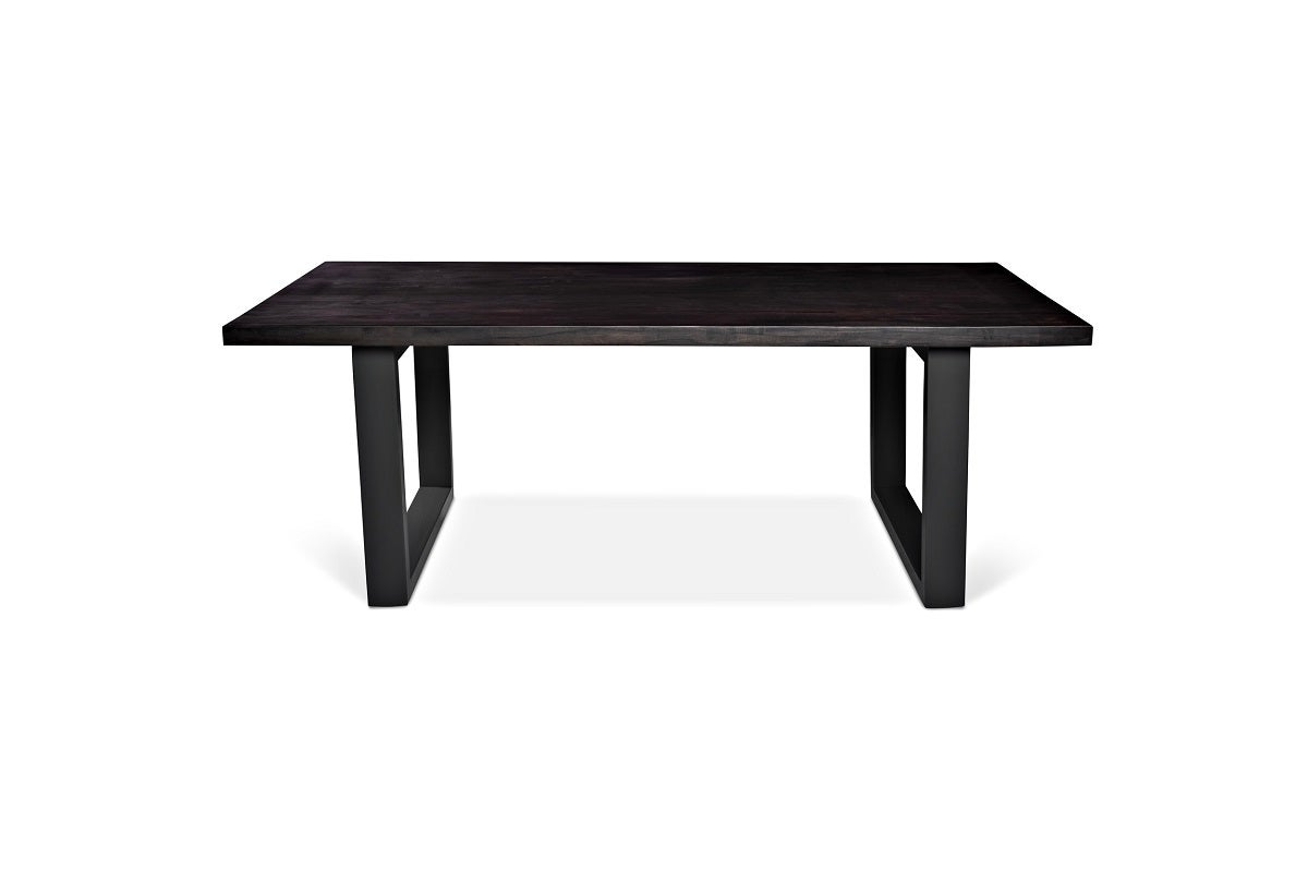 Viggo 200 cm Black Elm Timber Dining Table