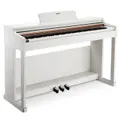 Donner DDP-100 White 88 Key Fully Weighted Upright Digital Piano 3 Pedal - White / Piano